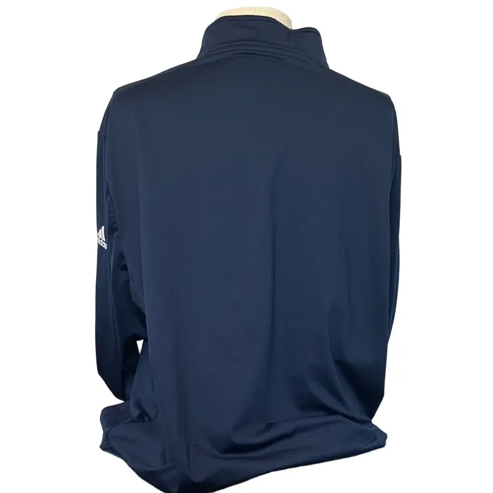 Adidas 1/4 Zip Golf Pullover Men’s XL Blue Performance Sweatshirt